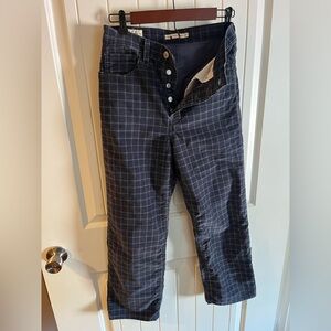 Levi’s Ribcage Plaid Corduroy Pants